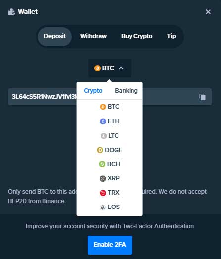 Stake Payment Methods